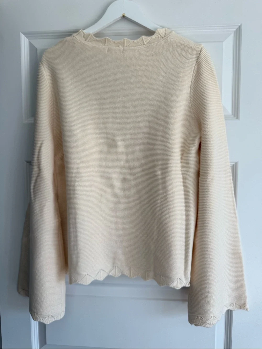 Easel Embroidered Fruit Sweater Size M NWT